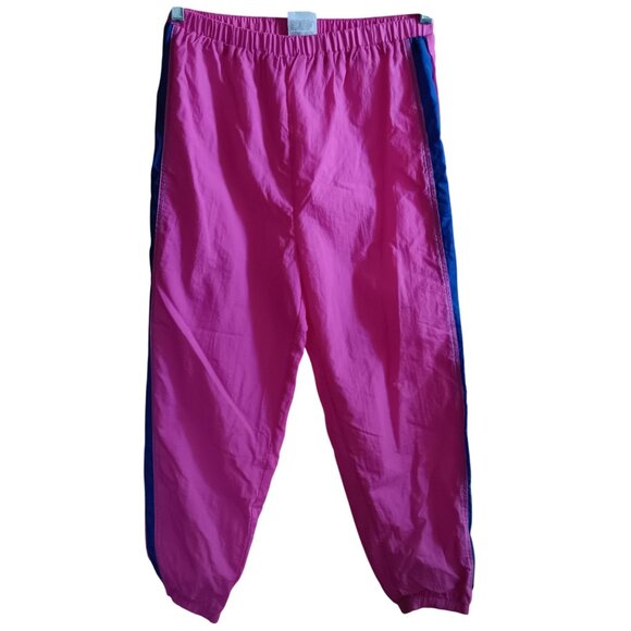 Vintage Women's Track Suit 1980's Windbreaker Jacket Pants Set Parachute Nylon - Picture 2 of 8